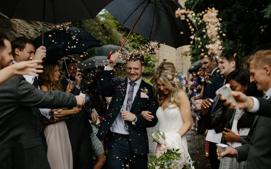Wedding Traditions Confetti at Marriage Ceremony
